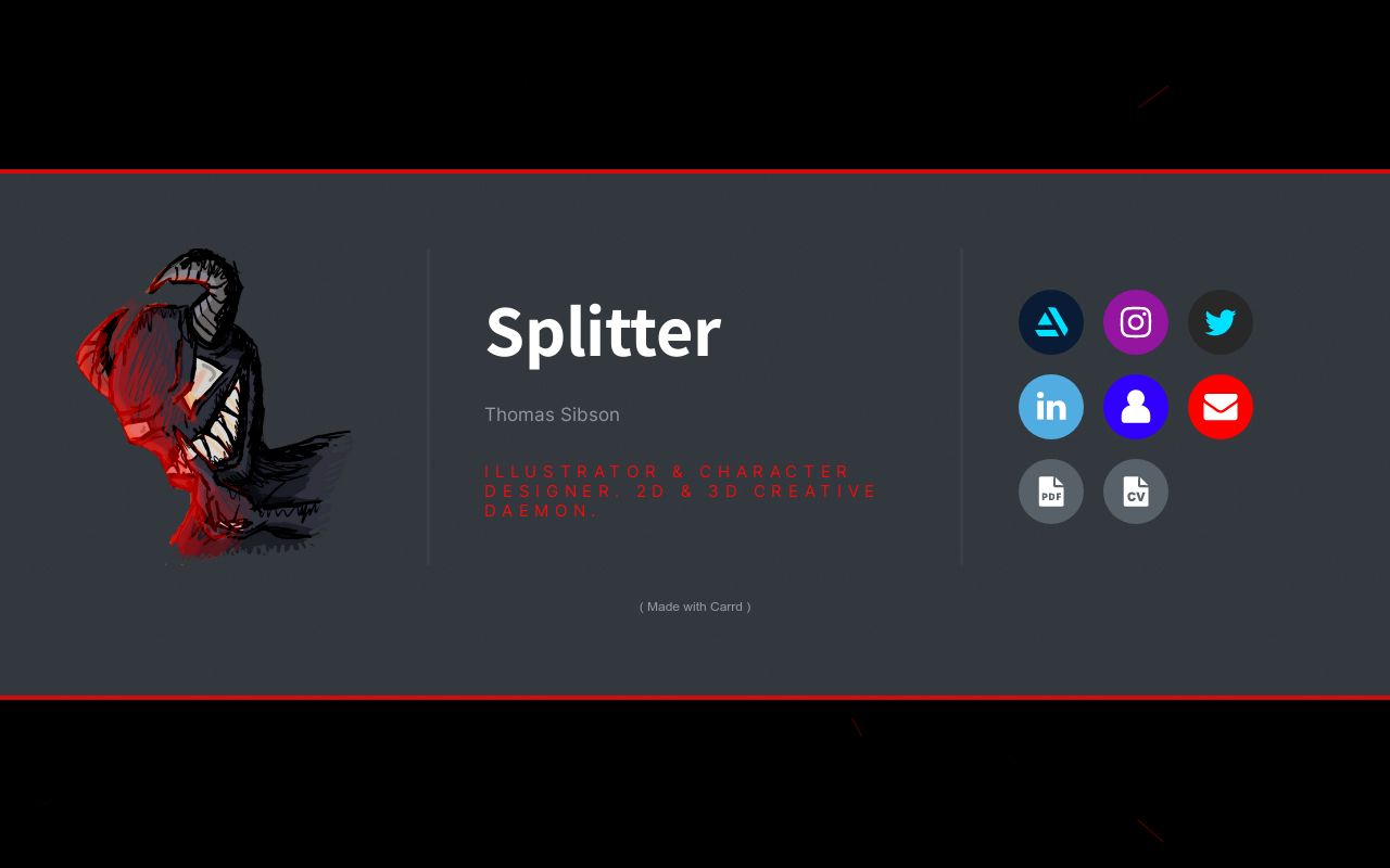 Carrd profile picture for @splitter